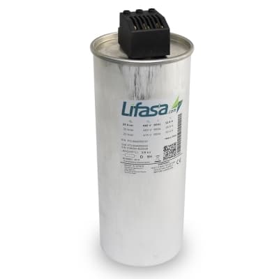 Condensador para factor de potencia tubular LIFASA POLB44100ZHD · 10kvar 440V