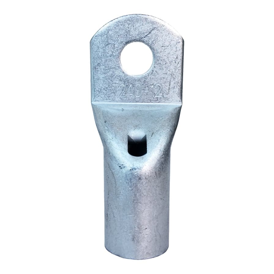 Terminal ojal de compresión estañado LONGYI T240-12 · 240mm² perno M12