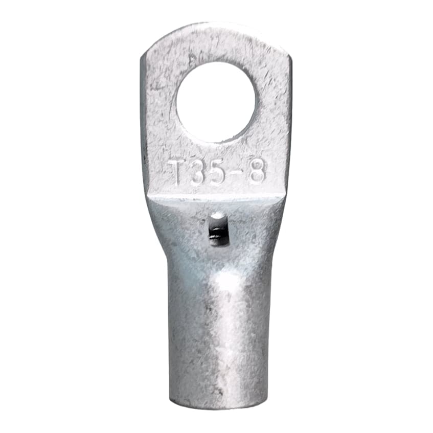 Terminal ojal de compresión estañado LONGYI T35-8 · 35mm² perno M8