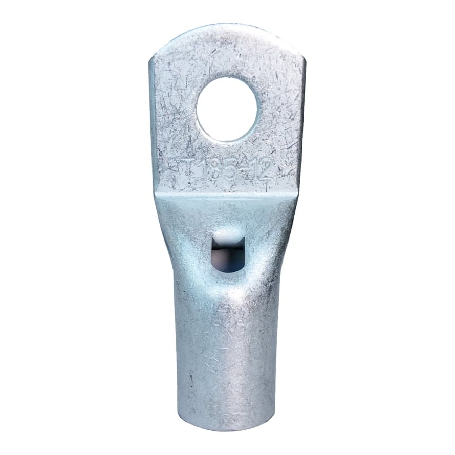 Terminal ojal de compresión estañado LONGYI T185-12 · 185mm² perno M12