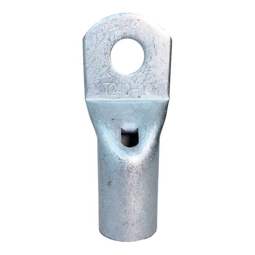Terminal ojal de compresión estañado LONGYI T240-14 · 240mm² perno M14