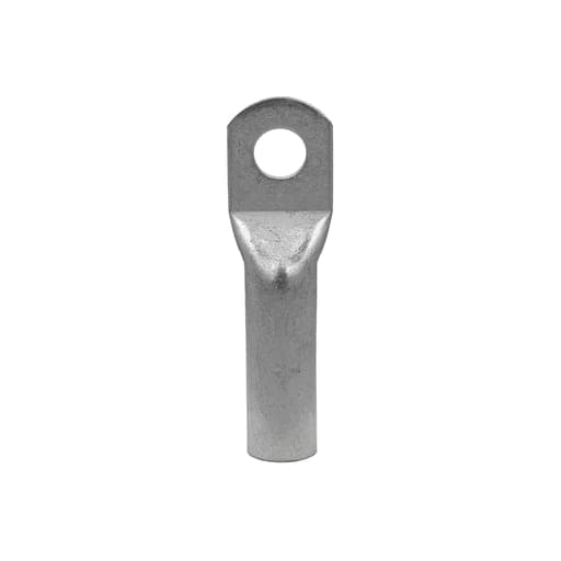 Imagen referencial de la serie: Terminal ojal de cobre estañado LONGYI B-TL25-10 · barril largo 25mm² hueco 10mm