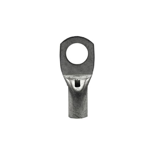 Terminal ojal de cobre estañado LONGYI B-T10-5 · barril estándar 10mm² hueco 5mm