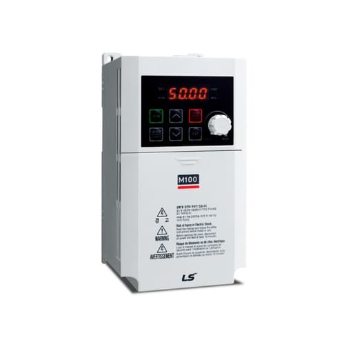 Variador de frecuencia monofásico in LS ELECTRIC LSLV0008M100-1EOFNS · 1F 200-230VAC out 3F 4A 0.75kW/1HP