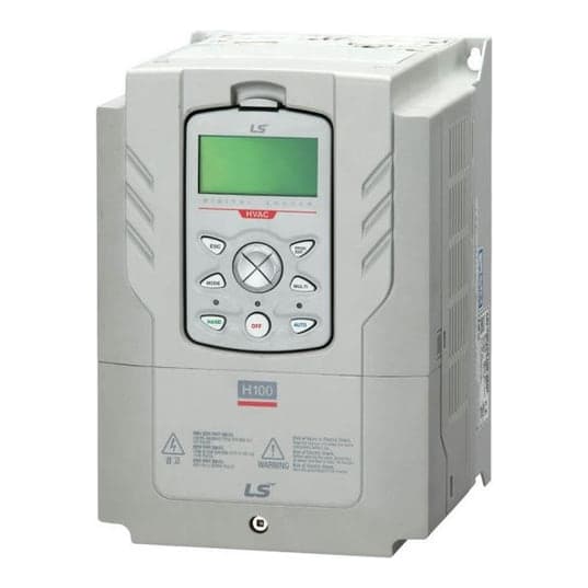 Imagen referencial de la serie: Variador de frecuencia LS ELECTRIC LSLV0022H100-4COFN · H100, 480V, 3HP, 6A, emc