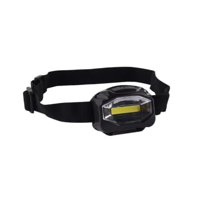 Linterna para casco MACROLED LMFP-120-3AAA · 3W 120lm + correa de sujección