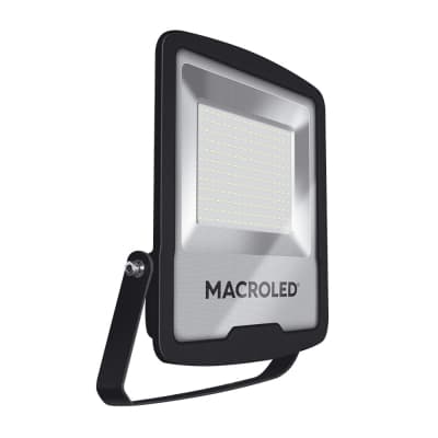 Reflector LED MACROLED FLSV2-400CW · negro pro 400W 100-240VAC luz fría 6500K IK08 IP65