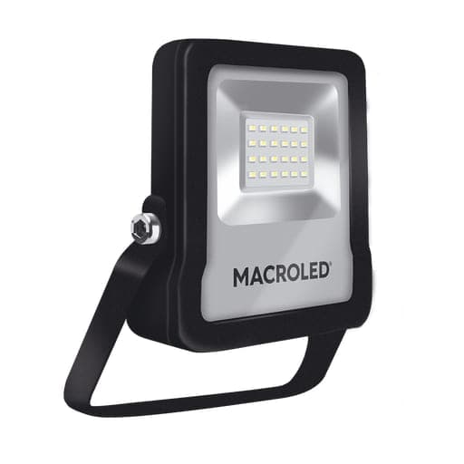 Imagen referencial de la serie: Reflector LED MACROLED FLSV2-20CW · negro pro 20W 100-240VAC luz fría 6500K IK08 IP65