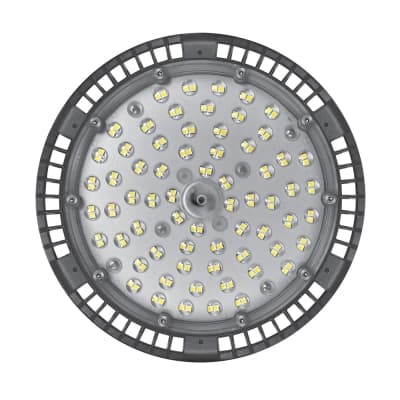 High bay LED MACROLED HBV2100P · 100W 100-240VAC luz fría 6500K IK08 IP65
