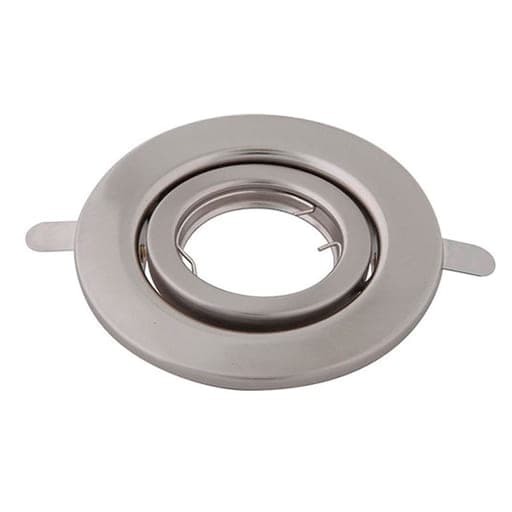 Base spot plano móvil para dicroico MACROLED AEM-MR16-PL-CO · MR16 color plateado