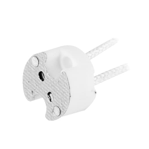 Socket cerámico para dicroico MACROLED CON-GU5.3-CAB · GU5.3 con cable