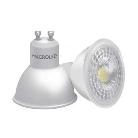 Imagen referencial de la serie: Dicro eco MACROLED CPS-DP-GU10-20W · 7W AC100-240V calido 3000K SPD1500V 38º