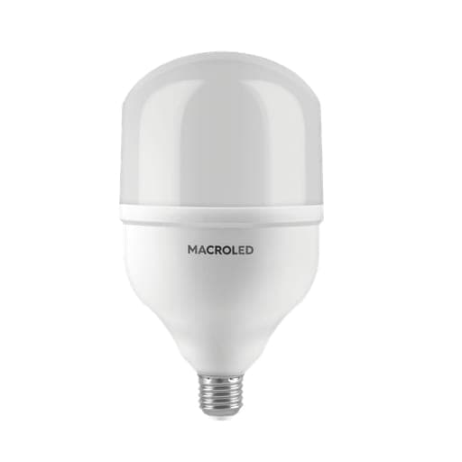 Foco LED tipo botella MACROLED BAP-40-E27WW · 40W E27 180-240VAC luz cálida 3000K