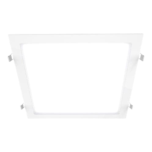 Imagen referencial de la serie: Downlight LED MACROLED PEC24CW · blanco cuadrado empotrable 24W 85-265VAC luz fría 6000K