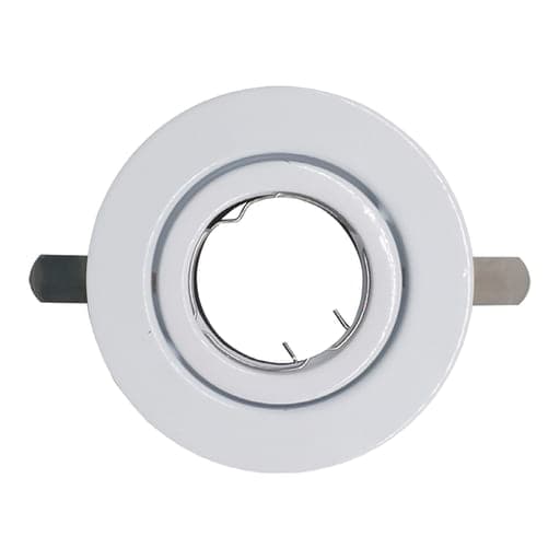 Base spot plano móvil para dicroico MACROLED AEM-MR16-BL-CO · MR16 color blanco