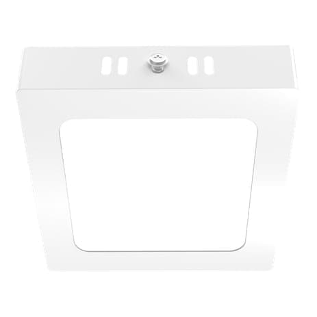 Imagen referencial de la serie: Downlight LED MACROLED PC06CW · blanco cuadrado adosable 6W 85-265VAC luz fría 6000K