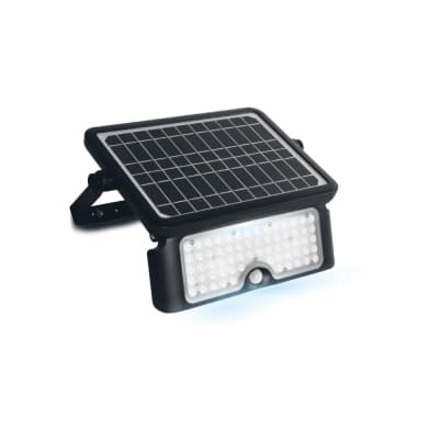 Reflector LED solar revatible con sensor de movimiento MACROLED SSFL-10W-CW · 10W luz fría 6000K