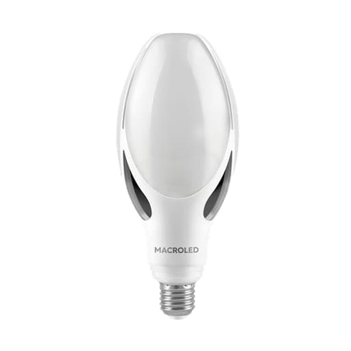 Imagen referencial de la serie: Foco LED para parque magnolia MACROLED BTM-40-E27CW · 40W E27 200-240VAC luz fría 6500K
