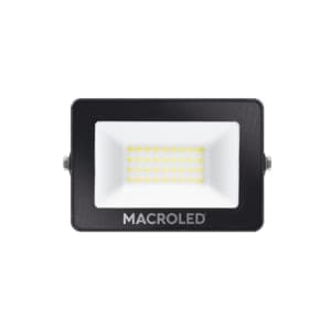 Imagen referencial de la serie: Reflector LED MACROLED EFL-50W-CW · negro 50W 220-240VAC luz fría 6500K IP65