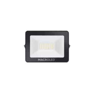 Imagen referencial de la serie: Reflector LED MACROLED EFL-30W-CW · negro 30W 220-240VAC luz fría 6500K IP65