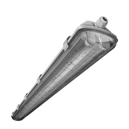 Imagen referencial de la serie: Carcasa hermética premium MACROLED LETP2-2-120 · para 2 tubos LED 1200mm T8 PC+PC