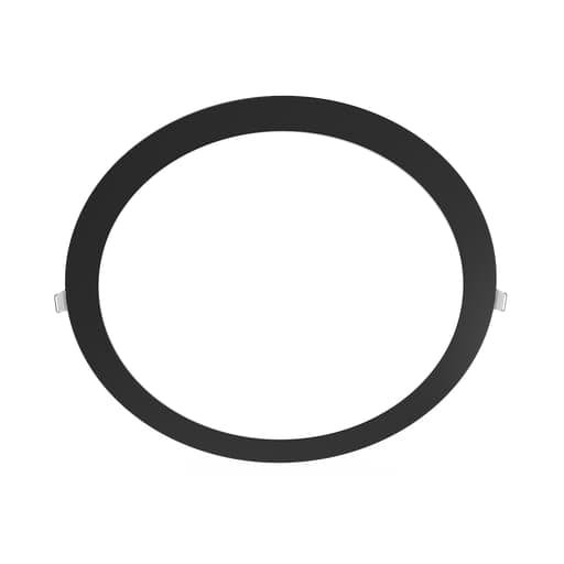 Imagen referencial de la serie: Downlight LED MACROLED NPER24NW · negro circular empotrable 24W 85-265VAC luz neutra 4500K