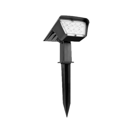 Imagen referencial de la serie: Estaca LED solar MACROLED ELSX1-2W-IP65-CW · 2W para jardín IP65 luz fría 6500K