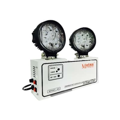 Luminaria de emergencia LED MATSU KSOL22703 · 2x27W 2.5h 220V IP30 interior