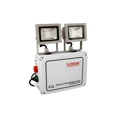 Luminaria de emergencia LED MATSU LHL21003 · 2x10W 3h 220V IP65 exterior