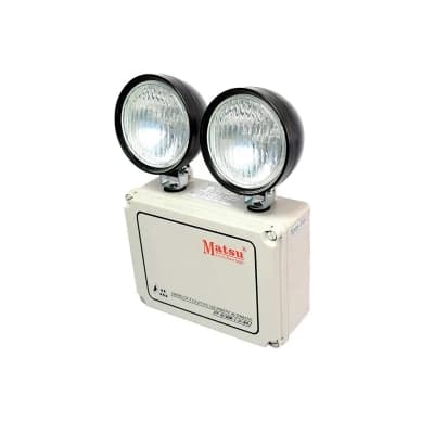 Luminaria de emergencia halógeno MATSU LHG22005 · 2x20W 4.5h 220V IP65 exterior