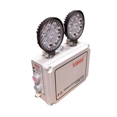 Luminaria de emergencia LED MATSU LH0L22703 · 2x27W 2.5h 220V IP65 exterior