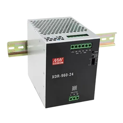 Fuente de alimentación para riel DIN MEAN WELL XDR-960-48 · 960W 48VDC 20A in 180-550VAC