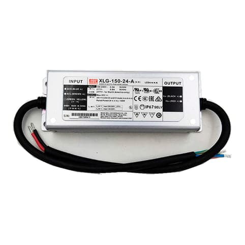 Fuente de alimentación MEAN WELL XLG-150-24-A · 150W 24V CP IP67 IO adj w/pot