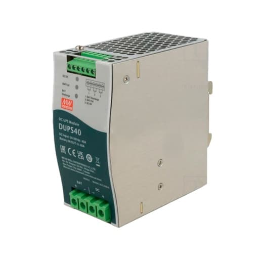 Suministros de energía ininterrumpible MEAN WELL DUPS40 · (UPS) módulo DC-UPS