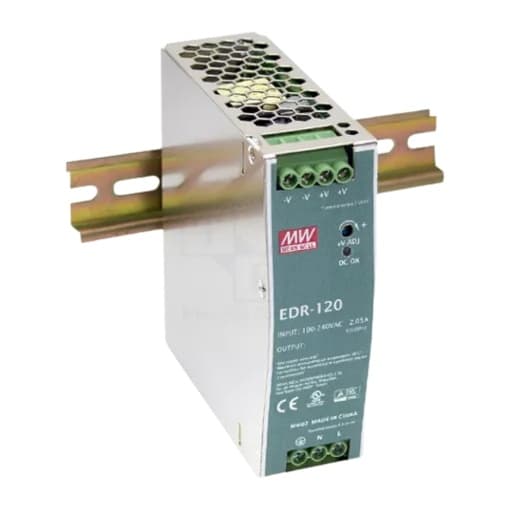 Fuente de alimentación para riel DIN MEAN WELL XTR-480-48 · 480W 48VDC 10A in 85-264VAC