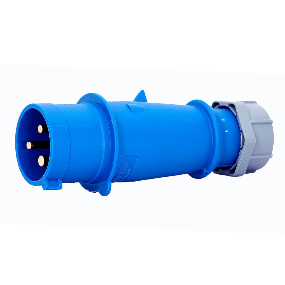 Enchufe MENNEKES 260 · 32A 2P+T 250V azul 6H IP44