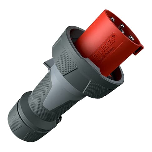 Imagen referencial de la serie: Enchufe MENNEKES 13219 · 125A 3P+T 415V rojo 6H powertop xtra nuevo IP67