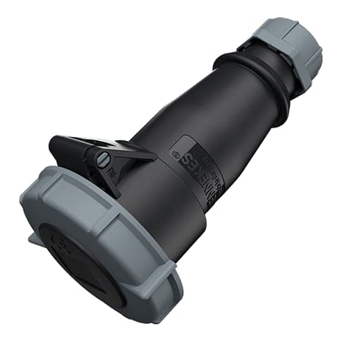 Toma aérea MENNEKES 545 · 16A 3P+T 500V negro 7H IP67