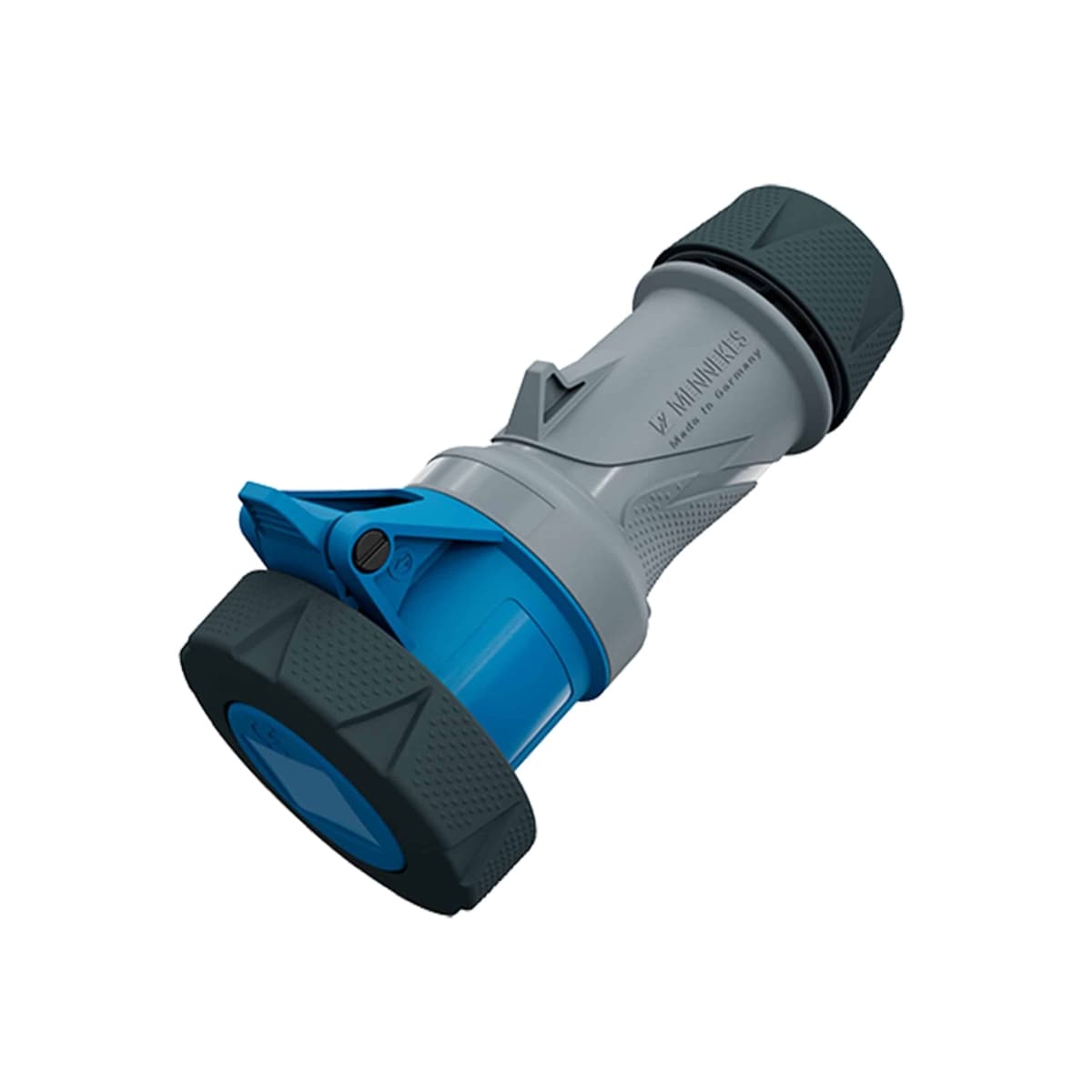 Toma aérea MENNEKES 14620 · 16A 2P+T 250V azul 6H IP67/IP69 powertop xtra - reemplazo 540