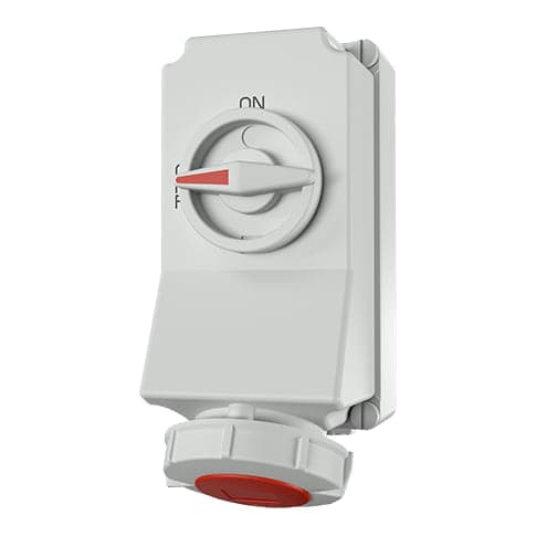 Toma visible con interruptor Y enclavamiento MENNEKES 5608A · 32A 3P+N+T 415V