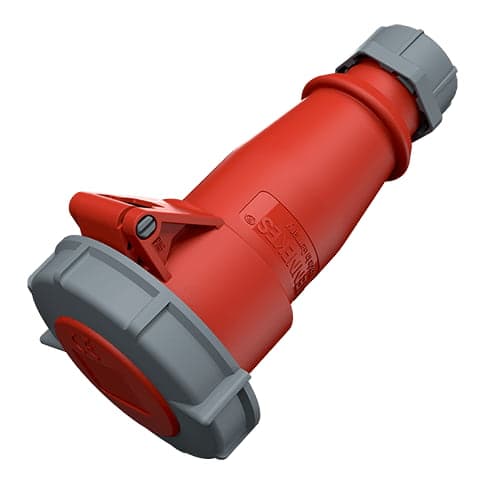 Toma aérea MENNEKES 541 · 16A 2P+T 415V rojo 9H IP67