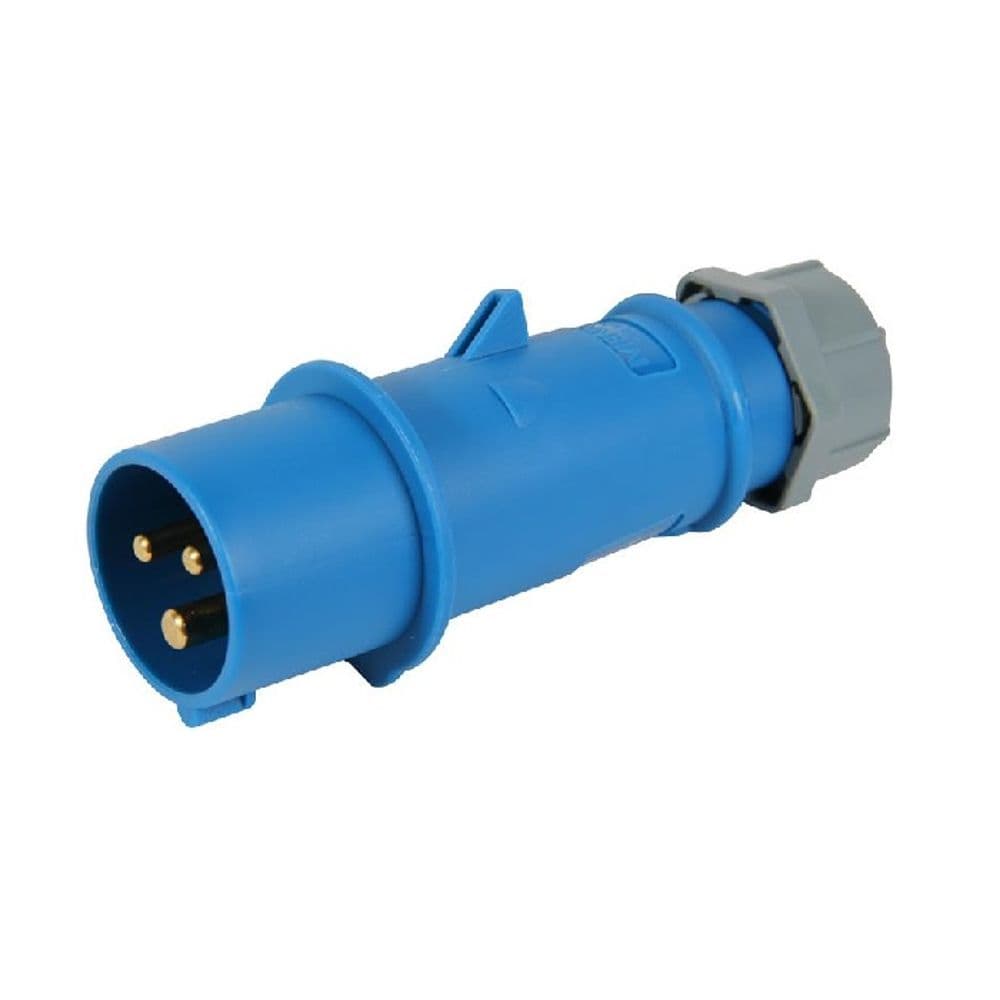 Enchufe MENNEKES 248 · 16A 2P+T 250V azul 6H IP44
