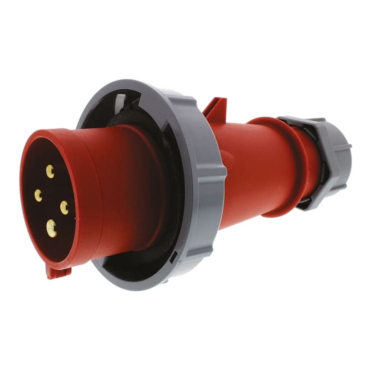 Enchufe MENNEKES 294 · 32A 3P+T 415V rojo 6H IP67