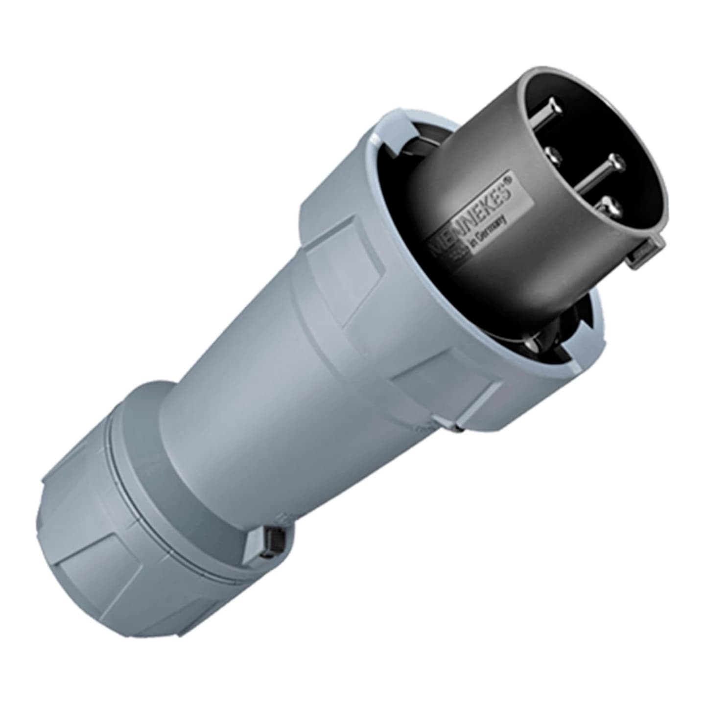 Enchufe MENNEKES 3323 · 63A 3P+T 500V negro 7H powertop plus IP67