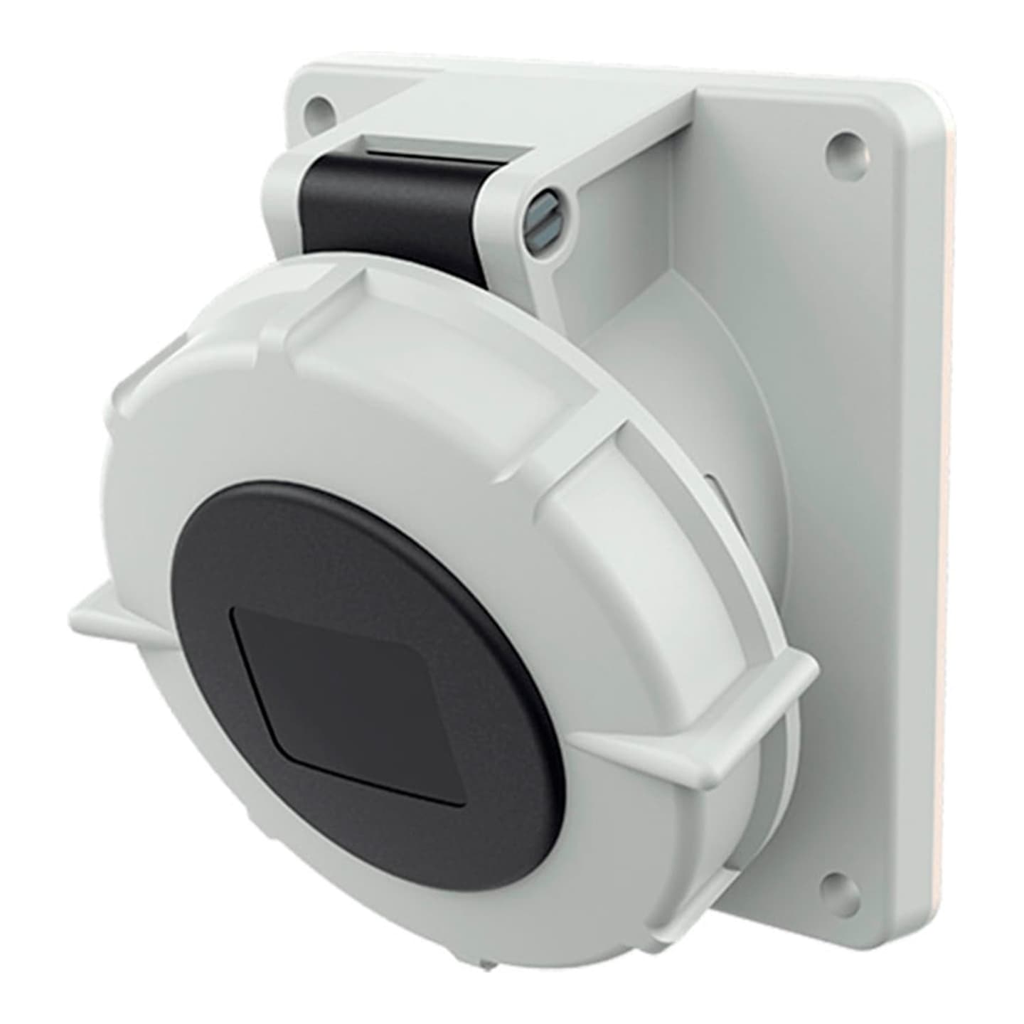 Toma empotrable MENNEKES 1507 · 32A 3P+T 500V negro 7H IP67