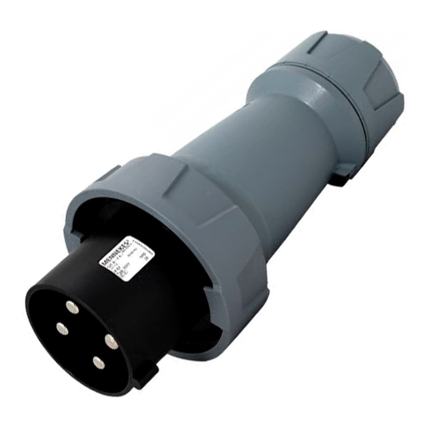 Enchufe MENNEKES 3377 · 125A 3P+T 500V negro 7H powertop plus IP67