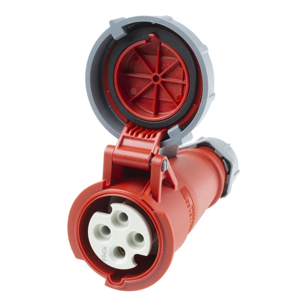 Toma aérea MENNEKES 544 · 16A 3P+T 415V rojo 6H IP67