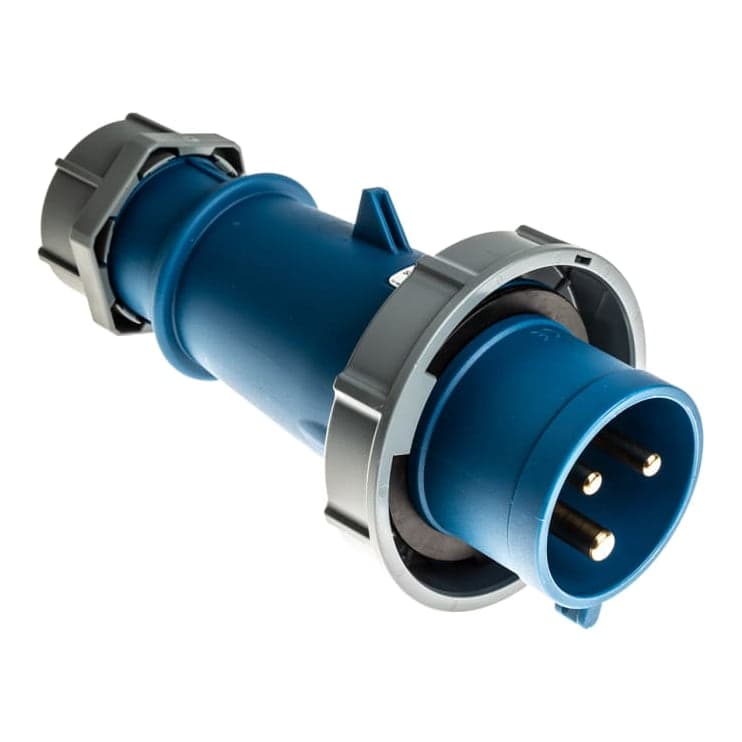 Enchufe MENNEKES 290 · 32A 2P+T 250V azul 6H IP67