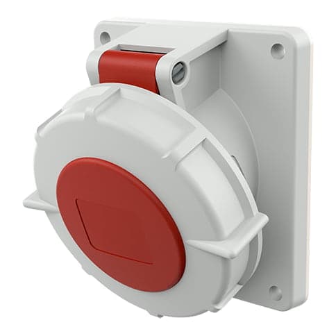 Imagen referencial de la serie: Toma empotrable MENNEKES 1479 · 16A 3P+T 400V rojo 6H IP67