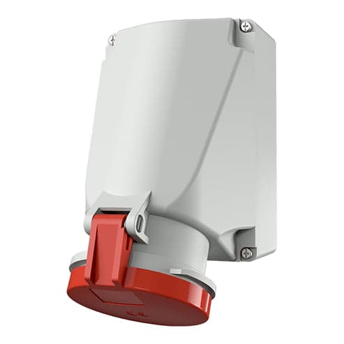 Toma visible MENNEKES 1141A · 63A 3P+T 415V rojo 6H IP44